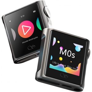 CHECARZHN--NO1-M0S Lecteur Mp3 Hi-Fi, Mini Dac, Écran Tactile Amp Hd, Bluetooth 5.0, Prend En Charge Le Son Stéréo Sans Perte Avec Carte Sd De 2 To Pour Le Sport, Le Jogging Et L'Entraînement (Titani - Neuf