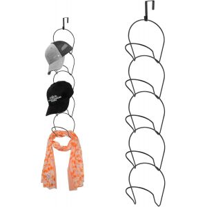 Support Mural Pour Casquettes De Baseball, 5 Crochets (Dont Un Gratuit) Pour Chapeaux, Serviettes Et Foulards Avec Crochets Adhésifs - Neuf
