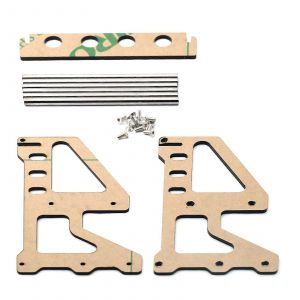 Syst&egrave;mes de rangement pour pneus de voiture, mod&egrave;les 1/18 et 1/10, construction en alliage, conception r&eacute;sistante aux vibrations, organisateur t&eacute;l&eacute;command&eacute;, noir - Neuf