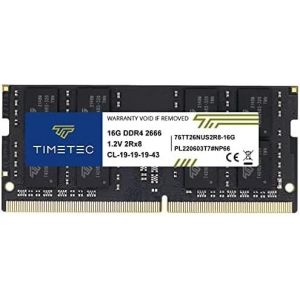 16 Go DDR4 2666MHz PC4-21300 Non ECC sans Tampon 1,2 V CL19 2Rx8 Double Rang 260 Broches SODIMM pour Ordinateur Portable Ordinateur Portable m&eacute;moire RAM Module de Mise &agrave; Niveau - Neuf