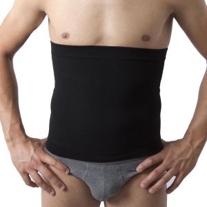 CAUC-- termocintura Antiallergie Unisexe Homme Femme Laine Merinos Int&eacute;rieur Coton sur Cuir H.31 Art.557 2 Noir - Neuf