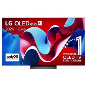 LG OLED65C46LA - 65" C4 Series TV OLED - OLED evo - Smart TV - webOS - 4K UHD (2160p) 3840 x 2160 - HDR - Neuf