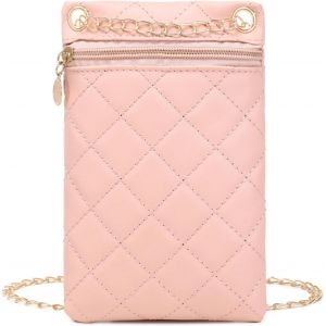 RFCBC-Pochette Telephone Portable Femme, Petit Sac Téléphone Portable Femme en Cuir PU Sac Bandoulière Portefeuille Poche Mini Sac à Main Petit Crossbody Pochette Sacoche - Neuf