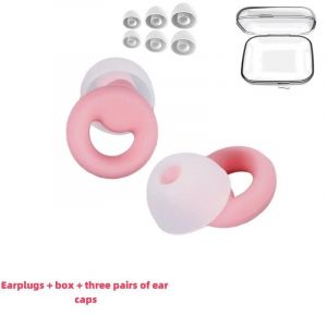Euty-Bouchons D'oreille De Sommeil Bouchons D'oreille En Silicone Antibruit Bouchons D'oreille Réutilisables Pour La Mise Au Point Et Le Sommeil Bouchons D'oreilles Souples De Natation Imperméables-D - Neuf
