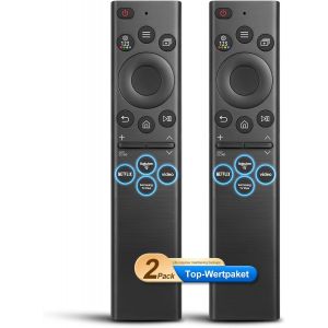 MEVRONISSHOP-Lot de Deux, Universelle pour Telecommande-Samsung-Smart-TV, Remplacement pour Telecommande Samsung Frame Solaire - Neuf