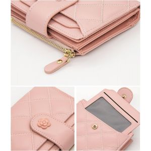 Portefeuille Femme Cuir V&eacute;ritable Petit,Porte Monnaie Femme Petite Taille Rfid Blocage - Neuf