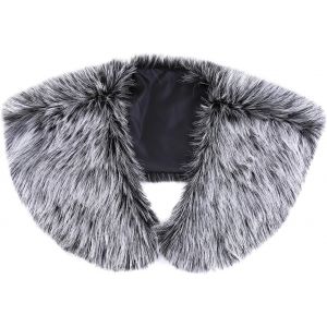 Sept-Femme Viking Col En Fausse Fourrure Écharpe Vintage Chaude D'hiver Châle En Fausse Fourrure Deguisement Viking Cosplay Femme Viking Accessoire De Costumenoir/Type 1 - Neuf