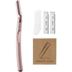 ERYI-Rasoir À Sourcils De Qualité Supérieure Avec Poignée En Métal Biodégradable Remplaçable Pour Femme - Neuf