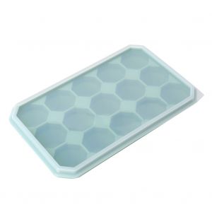Hjlian Moule A Glacons En Silicone 15 Grilles, Moule A Pudding, Moule A Chocolat, Moule A Patisserie Avec Couvercle, Vert - Neuf