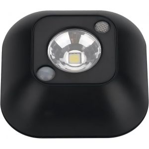 Veilleuse À Capteur De Mouvement Led,Bâton Sans Fil Sur La Lampe Nuit Alimenté Par Batterie Infrarouge Capteur Mouvement Applique Murale Couloirs Escaliers Chambres Chambre D'enfants Toile(Noir) - Neuf