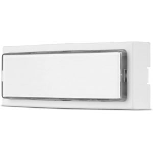 KALANKA-0504220555 Sonnette de porte avec plaque lumineuse, 8-12 V AC 1,5 A, blanc - Neuf
