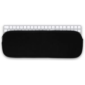 MDY-Housse de Protection Compatible avec Clavier Apple Magic Keyboard avec Pavé Numérique - Sacoche pour Clavier sans Fil en néoprène Noir - Neuf