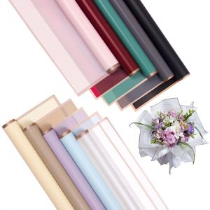 Papier D'emballage De Bouquet, Papier Emballage Fleuriste, Papier De Soie Emballage Pour Bouquet, Papier Pour Emballage Cadeau, Fleurs, Artisanat, Bouquets, 20 Pi&egrave;ces (58 X 58cm) - Neuf