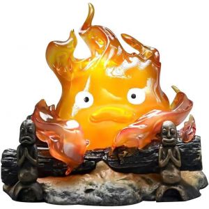 Senior-Lampe &Agrave; Calcaire De Dessin Anim&eacute;, Veilleuse &Agrave; Flamme Mignonne, Lumi&egrave;res &Agrave; Flamme Vacillante, Statue En R&eacute;sine De 12 Cm, Figurine D'action De Bureau, Lampe D' Pour Collection, D&eacute;coration[L2122] - Neuf