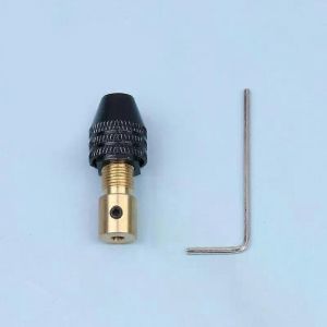 Mandrin 3/4mm Adaptateur à changement rapide Bit Adapt Woodworking Mini Drill Collet Smooth Style Micro Drill Self-Tightening Drill Outil de foret - Neuf