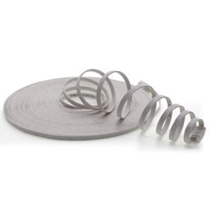 TIANYI-30m - C&acirc;ble patch r&eacute;seau plat CAT6 (blanc - 1 pi&egrave;ce) C&acirc;ble plat Gigabit LAN 1000 Mbit/s C&acirc;ble d'installation CAT.6 Slim Micro - Neuf