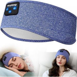 LORANKA-Casque de Sommeil, Casque de Sport Bluetooth avec Haut-parleurs st&eacute;r&eacute;o HD Ultra-Fins (Bleu) - Neuf