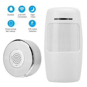 Kit d'alarme intelligent Wi-Fi Tuya, capteurs anti-intrusion PIR pour AMZALexa/Google Home (prise britannique) - Neuf