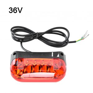 Feu Arriere De Moto, Feu Stop Intelligent 2 En 1 Pour Velo Electrique Et Scooter 26 V - Neuf