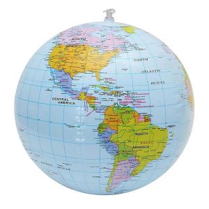 Globe Terrestre Gonflable Pour Jouer Ou Enseigner Sur La Plage, Lors De Fetes, Pour La Geographie - Neuf