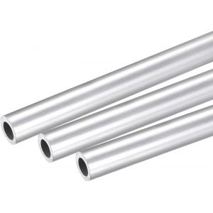 Kalanka-Tube Aluminium 6063 Aluminium Rond Tube 6mm Diam&egrave;tre Externe 4mm Interne Diam&egrave;tre 25cm Longueur Tuyau Tube 3pcs - Neuf
