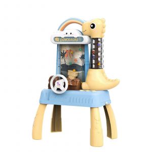 Machine À Ramassage Automatique De Haricots, Plateau De Jeu De Dinosaure, Jouet Électrique À Boule En Boucle, Machine De Jeu De Table, Jouet D'activité Familiale, Jaune-Bleu - Neuf
