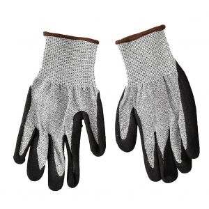 Gants de securite en nitrile resistants aux coupures de grade 5 et anti-perforation (L) - Neuf