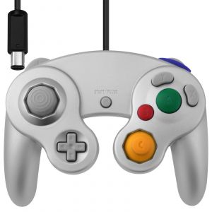 Manette Vibrante Pour Gamecube/Wii Grise Générique Neuve - Neuf