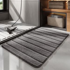 Tapis de bain antidérapant 44 x 76 cm,tapis de salle de bain en microfibre douce,tapis de salle de bain lavable en machine,tapis de bain absorbant l'eau pour baignoire,douche et salle de bain.[F153] - Neuf