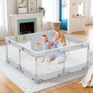 Subzonal-120x120cm Parc Bebe, Le Petit Parc Enfant Pour L'appartement, Int&eacute;rieur Et Ext&eacute;rieur Parc B&eacute;b&eacute;, Stable Avec 4 Ventouses Inf&eacute;rieures - Neuf