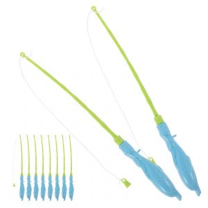 Lot de 10 jouets de p&ecirc;che magn&eacute;tiques pour enfants, con&ccedil;us pour s'amuser en classe et s'engager dans des activit&eacute;s de maternelle ou de jeux en plein air. - Neuf