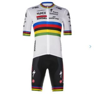 Maillot De Cyclisme Manches Courte Quick Step Et Cuissard A Velo - Neuf