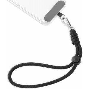 CHECARZHN--NO1-Cordon Telephone Portable,Dragonne Telephone Portable,Laniere Telephone Portable Dragonne De Poignet Réglable Pour La Plupart Des Smartphones Anti Perte Avec Patch Ultra Fin Pour Appar - Neuf