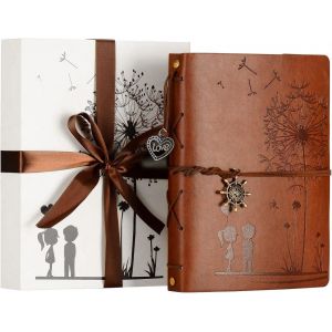 Tianyi-Album Photo, Pissenlit Cuir Album Scrapbooking Livre D'or Mariage Spécial Saint Valentin Cadeaux Fête Mères D'anniversaire Cadeau Amour Fêtunique Pour Les Femmes,Venez Avec Boîte-Cadeau U2026 - Neuf