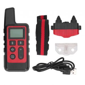Hjlian Collier De Dressage Pour Chien Avec Telecommande De 500 M, Vibration Et Choc Electrique, Collier Anti-Aboiement Pour Chien - Neuf