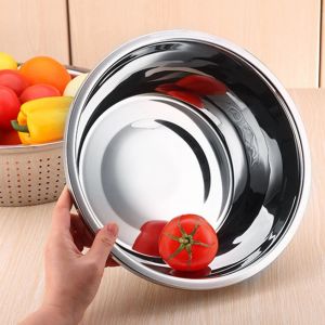Hjlian Ensemble De 3 Bols A Legumes En Acier Inoxydable, Passoire A Riz, Accessoires De Cuisine - Neuf