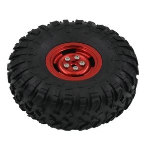 Pour MN Rc Car Jante de moyeu de pneu en m&eacute;tal pour 1/12 MN90 MN91 MN99 MN99S Kit de pi&egrave;ces de mise &agrave; niveau de voiture d'escalade (pneu) - Neuf