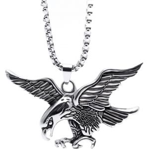 Kal-Vintage Flying Eagle Collier Pendentif Mode Alliage Simple Compact Et Exquis Collier D¿Aigle Hommes Bijoux Cadeau - Neuf