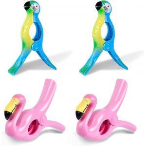 Pinces à serviette de plage, pinces à linge de plage, grandes pinces à serviette en plastique, pince de plage pour chaise de vacances, piscine - Neuf