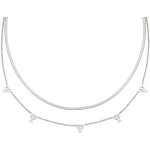 Kal-Collier Symbole Psychologie Acier Inoxydable Psi Psychiatrie Double Couche Chaîne Serpent Alphabet Grec Signe Médical Bijoux Pour Femmes Hommes - Neuf
