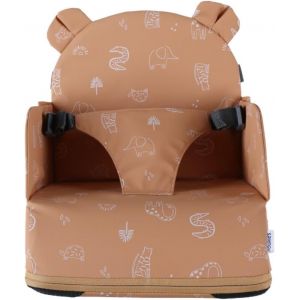 Rehausseur Bleu B&eacute;b&eacute; De 9 Mois &Agrave; 3 Ans Chaise Enfant Avec Dossier Et Coussin- L&eacute;ger, Pliable Et Nomade - Harnais, S&eacute;curit&eacute; - Imperm&eacute;able, D&eacute;houssable Et Lavable - Max 13 Kg - Id&eacute;al Voyage - Neuf