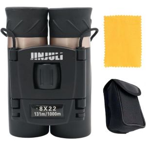 KALANKA-Mini jumelles compactes 8 x 22, petits télescopes HD - Mini jumelles de poche pour l'observation des oiseaux, la chasse, les voyages, l'opéra, le sport, les jeux, les visites - Neuf