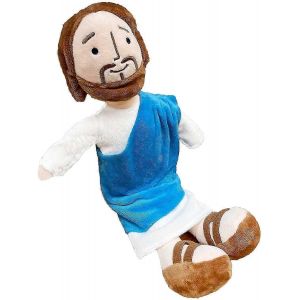 Peluche Jésus mon ami de 33 cm, poupée chrétienne en peluche, Sauveur religieux, cadeau pour garçons et filles, fête religieuse - Neuf