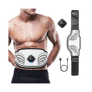 Ceinture Abdominale Ems - Appareil D'entraînement Abdominal Portable Avec 12 Programmes Et 20 Niveaux D'intensité Pour Une Musculation Efficace - Neuf
