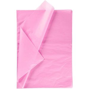Papier De Soie Pour Emballage Cadeau-Papier De Soie Rose Pour Bricolage,Sacs D'emballage-50 X 70 Cm-25 Feuilles - Neuf