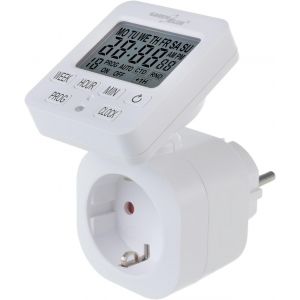 GB605 Horloge Digitale Timer programmateur minuterie Max. 16A IP20 (Prise F Schuko) - Neuf