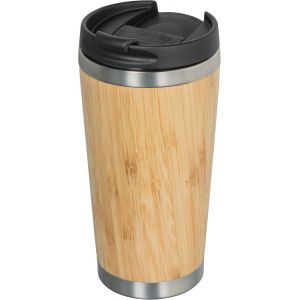 Eryi-Gobelet En Bambou Avec Couvercle - 350 Ml - Tasse À Café À Emporter - Anti-Fuite - Petit Comme Gobelet À Café À Emporter - Tasse Isotherme Réutilisable - Neuf