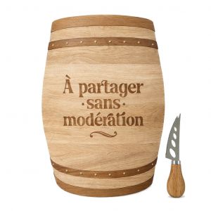 Coffret Planche Ap&eacute;ritif Bambou &Agrave; Partager Sans Mod&eacute;ration - Neuf