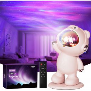 Bnhgc-Projecteur Ciel Etoile, Veilleuse Led Pour Chambre D'enfant, Nuage Lumiere Led Plafond, Projecteur De Galaxie Aurora Pour Decoration, Cadeau De Noël Pour Garçons, Filles Et Couples,Rose - Neuf