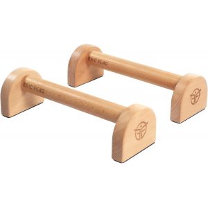 Mevronisshop-Parallettes - Barres Parall&egrave;les En Bois Pour Calisthenics, Gymnastique, Street Workout, Crossfit - Poign&eacute;es De Pompe De Marque Fran&ccedil;aise, Parallettes Calisthenics Antid&eacute;rapantes Et Solid - Neuf